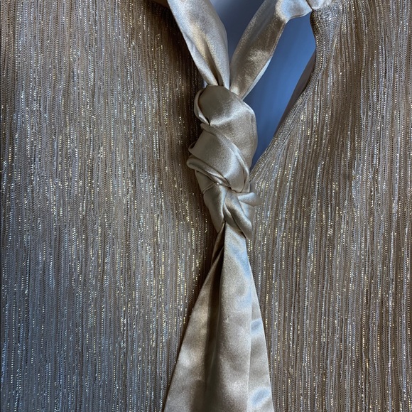 Vintage Glitter & Satin Dress - Picture 3 of 6